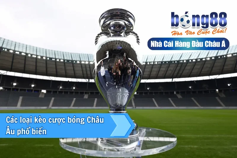 Các loại kèo cược bóng Châu Âu phổ biến tại Bong88